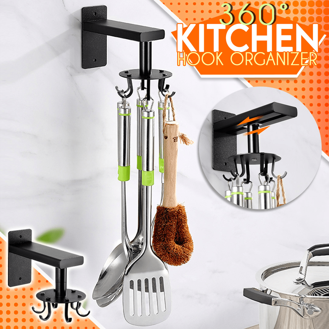 360° Kitchen Hook Organizer